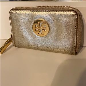 Tory Burch Coin Purse in Gold
